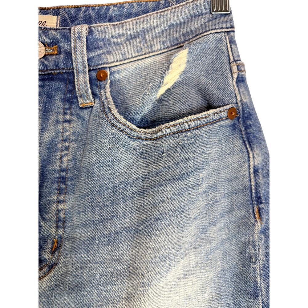 Madewell Curvy Perfect Vintage Jeans Size 25 High Rise Distressed Denim - Picture 12 of 14
